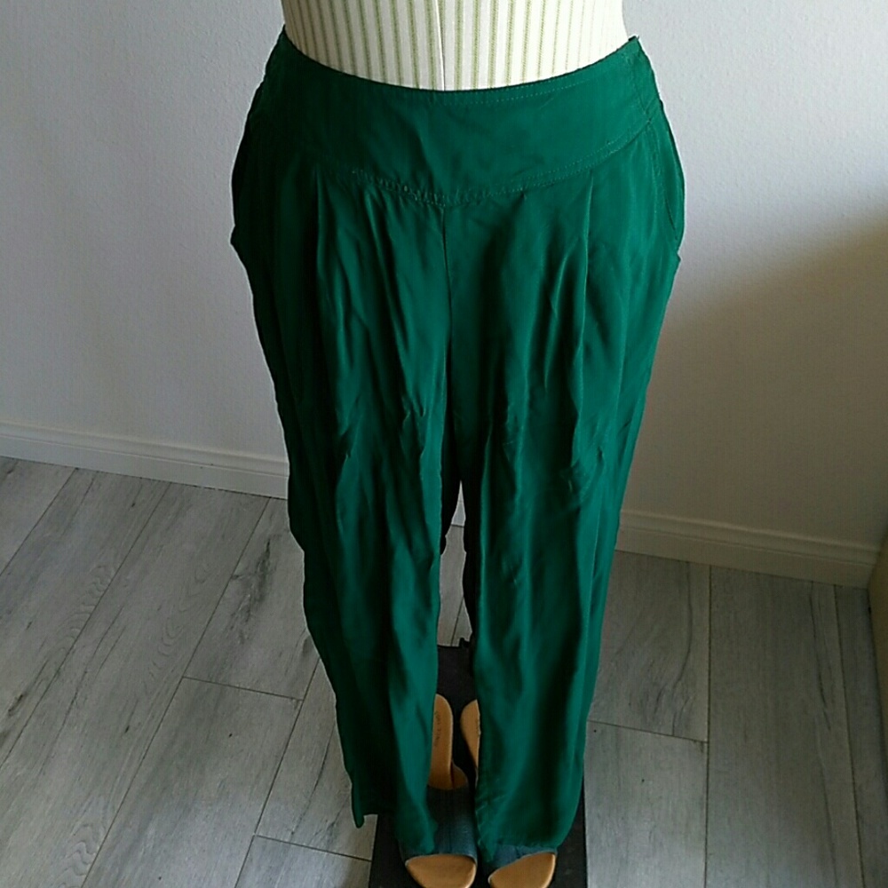 Green Free People pants
